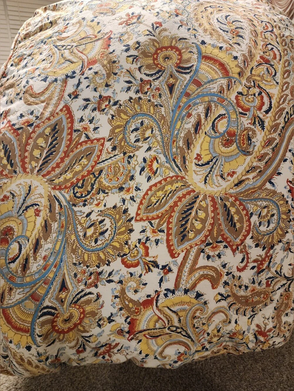 LRL Ralph Lauren Queen Ornamental Paisley Comforter 100% Cotton 94